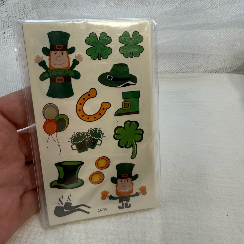 St. Patrick's Day Themed Temporary Tattoos - NWT - 20 Sheets Total